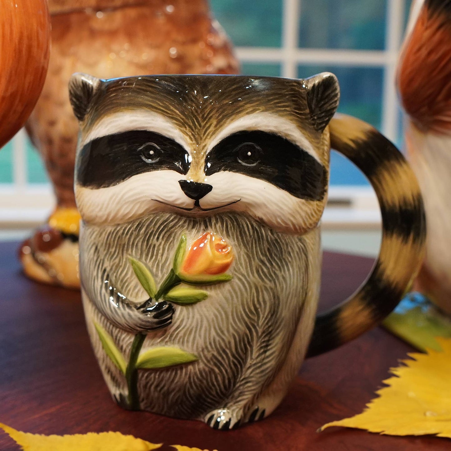 Woodland Critters Fall 3-D Mugs 16 oz