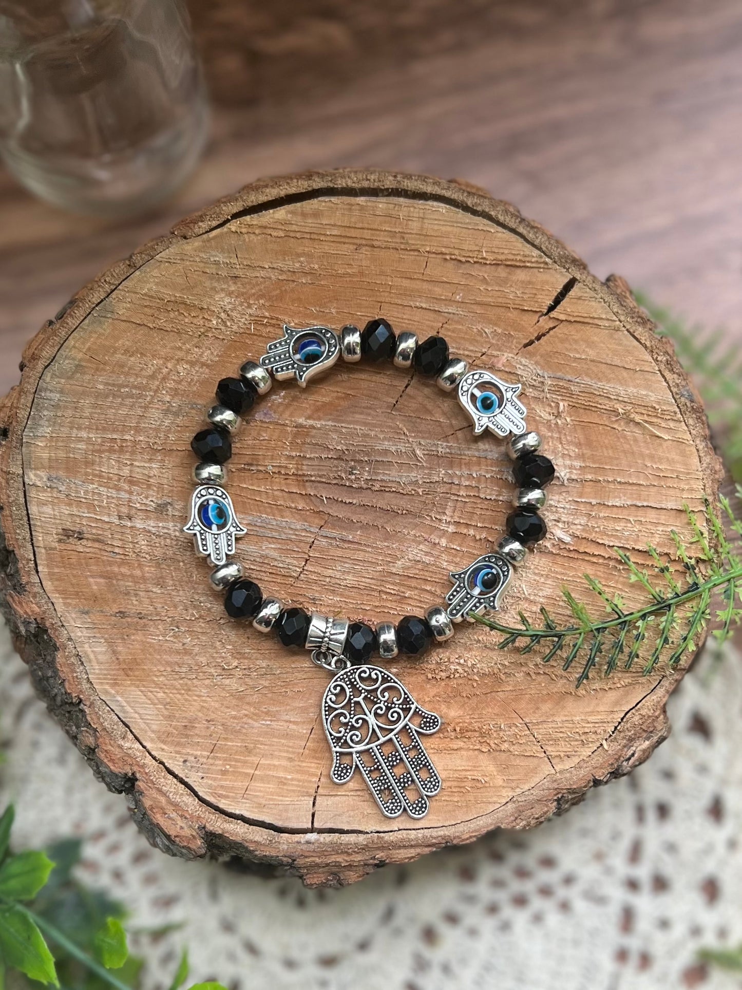 Evil Eye with Fatima Hand Bracelet