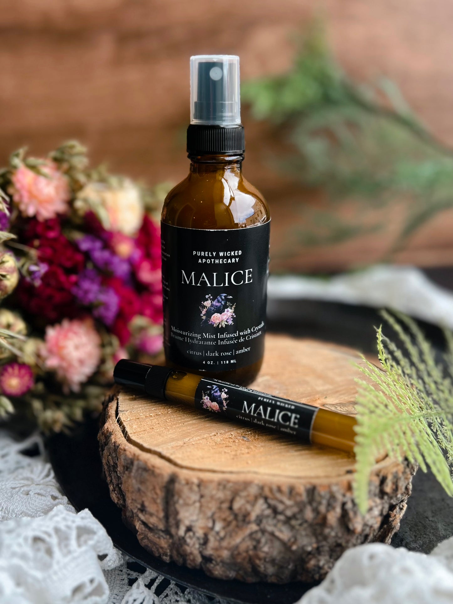 Malice - Crystal Infused Moisturizing Mist - Dark Romance Collection NEW!