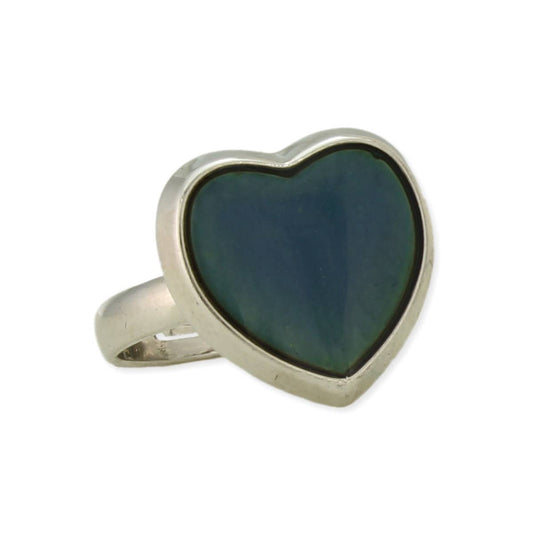 Loving Moods Silver Heart Mood Ring
