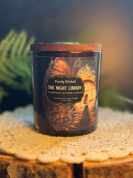 The Night Library Luxury Soy Candle - Fall Collection