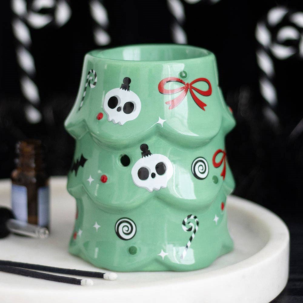 Gothic Christmas Tree Oil Burner and Wax Warmer