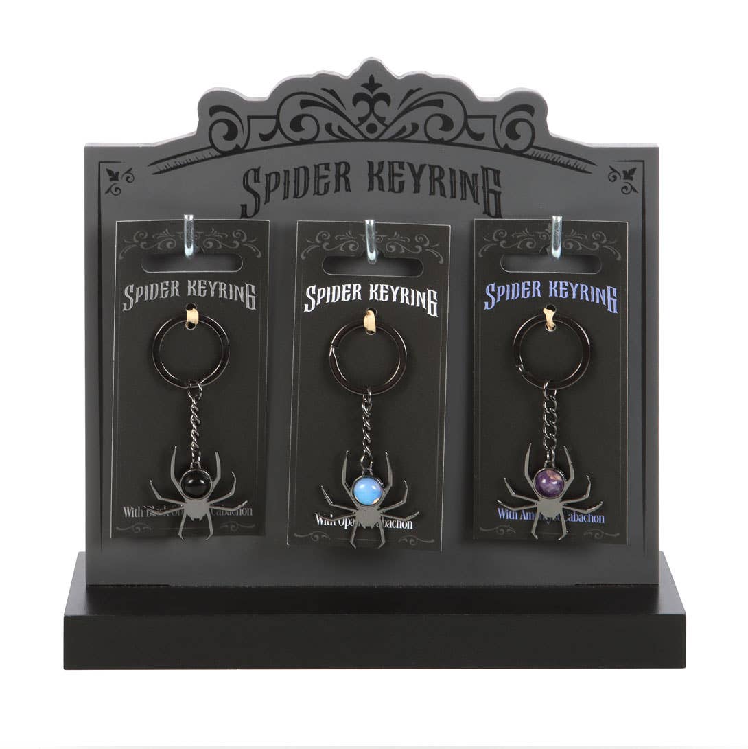 Gothic Spider Keyrings