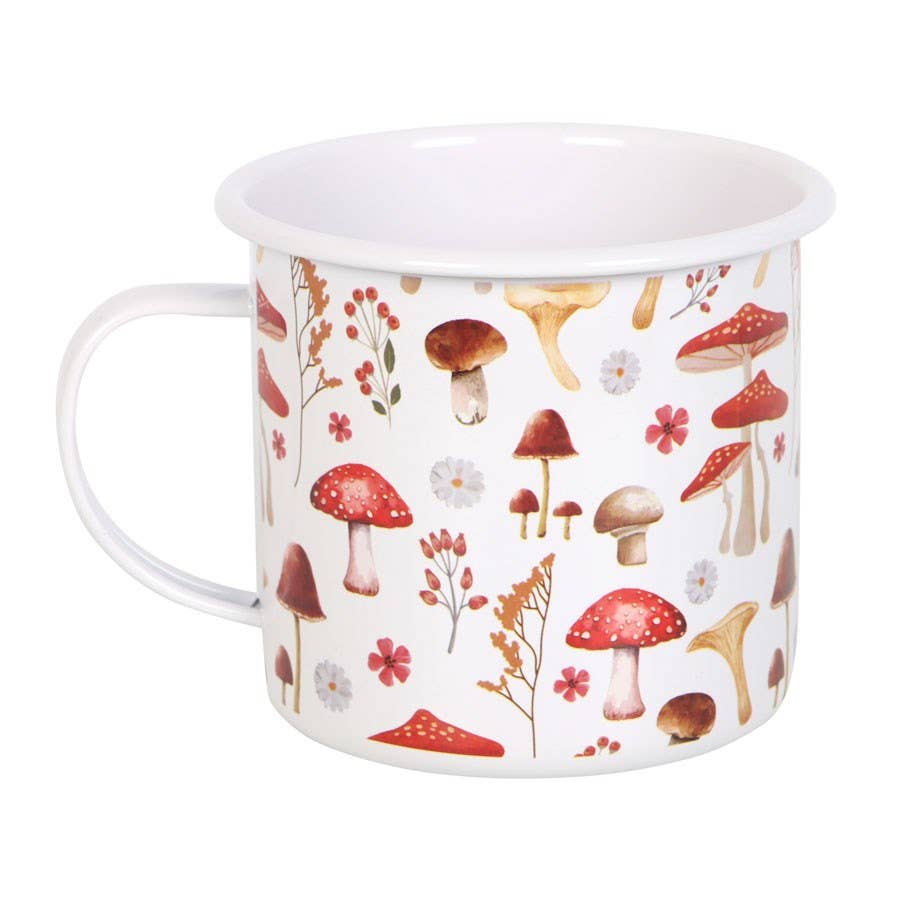 Mushroom Enamel Mug