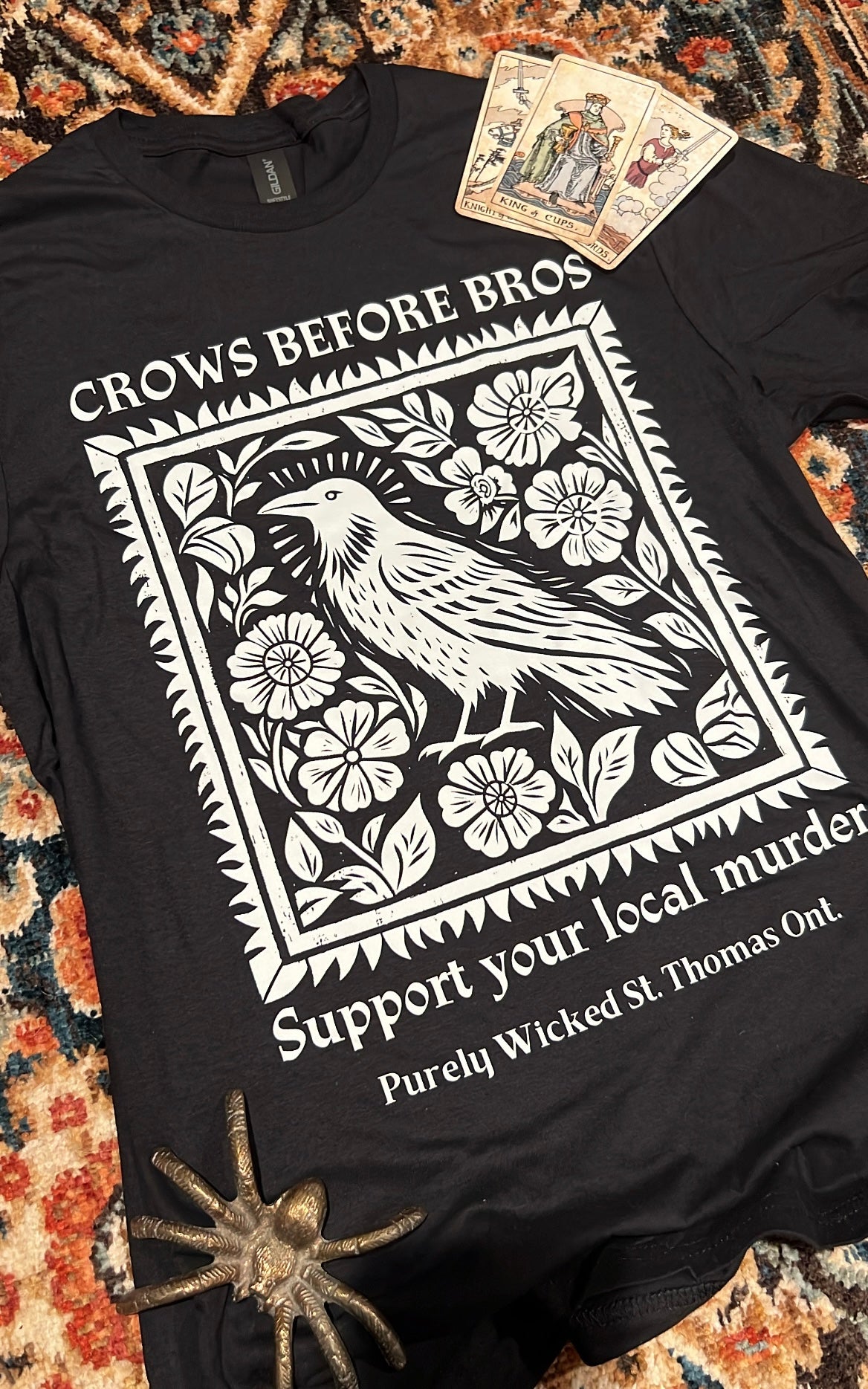 2025 Crows Before Bros T-Shirt - Black