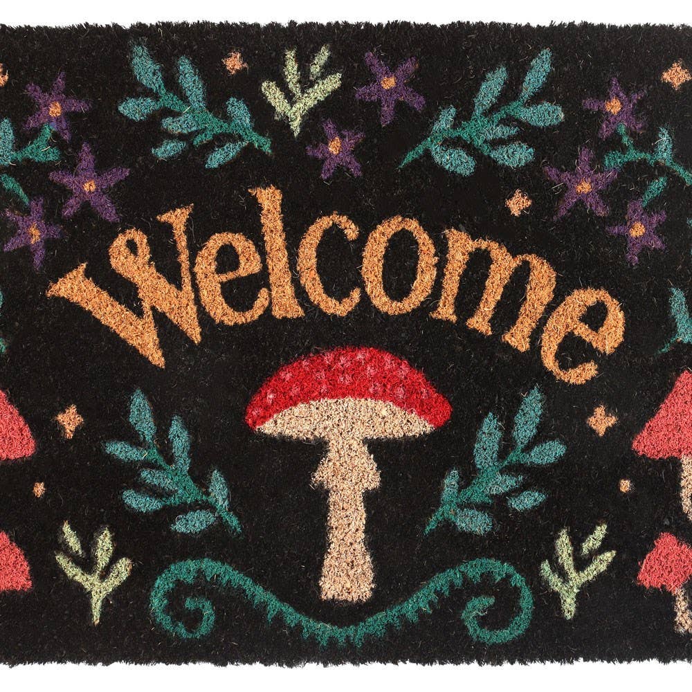 Welcome Mushroom Doormat Home Decor