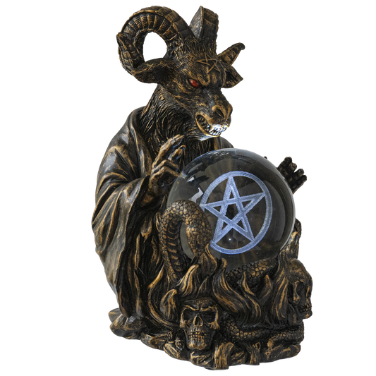 Baphomet with LED Storm Ball