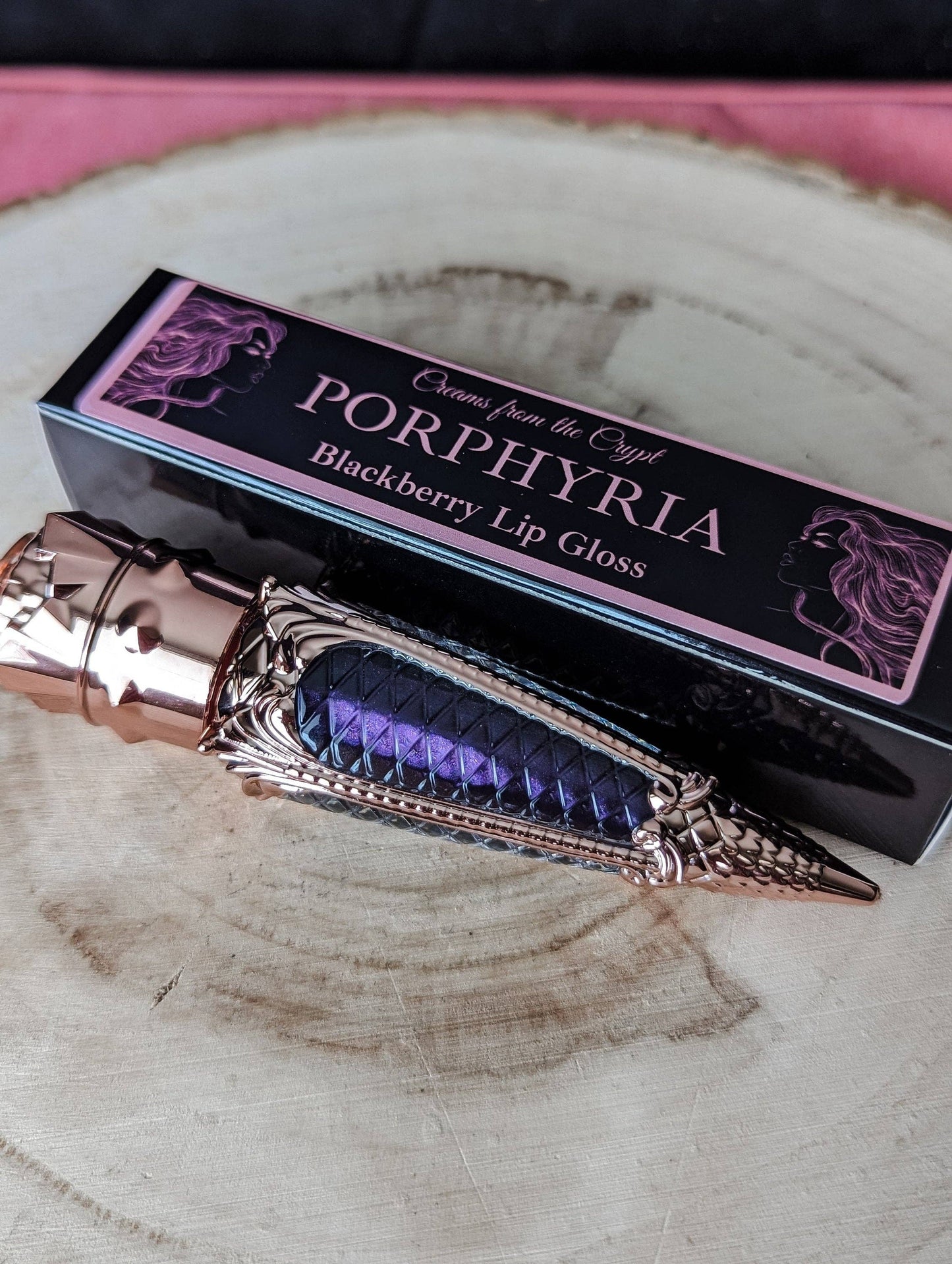 PORPHYRIA - Sheer Dark Purple Blackberry Lip Gloss