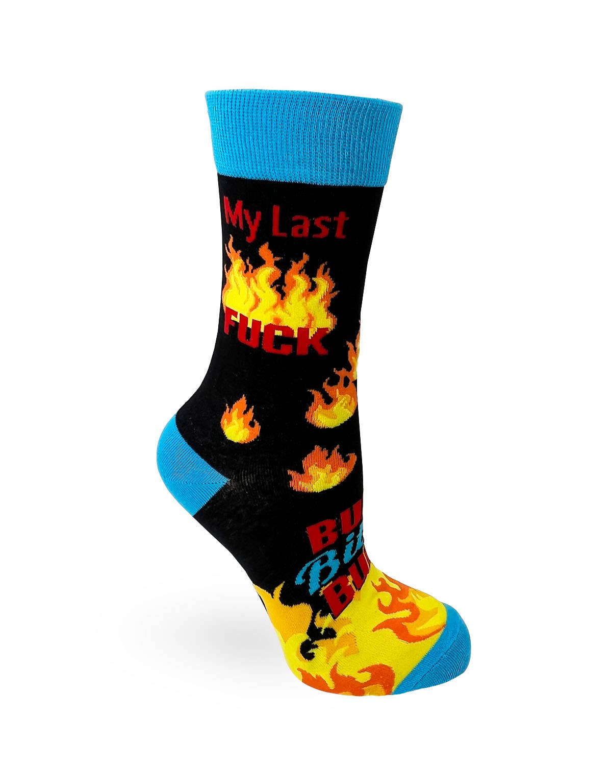 "My Last F**k. Oh Look, it's on Fire" Ladies' Socks