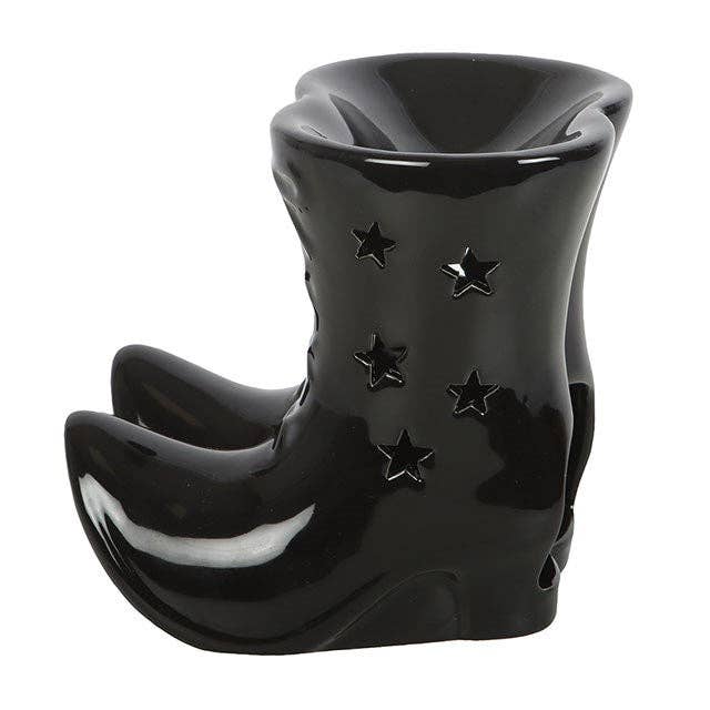 Black Witch Boots Halloween Oil Burner