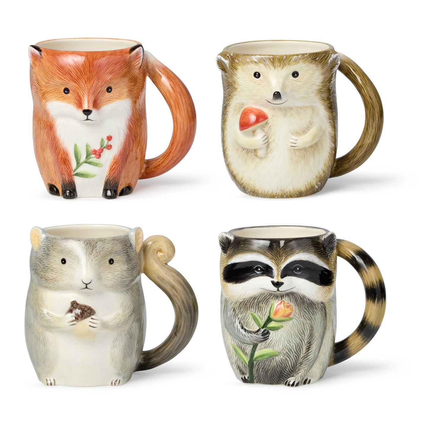 Woodland Critters Fall 3-D Mugs 16 oz