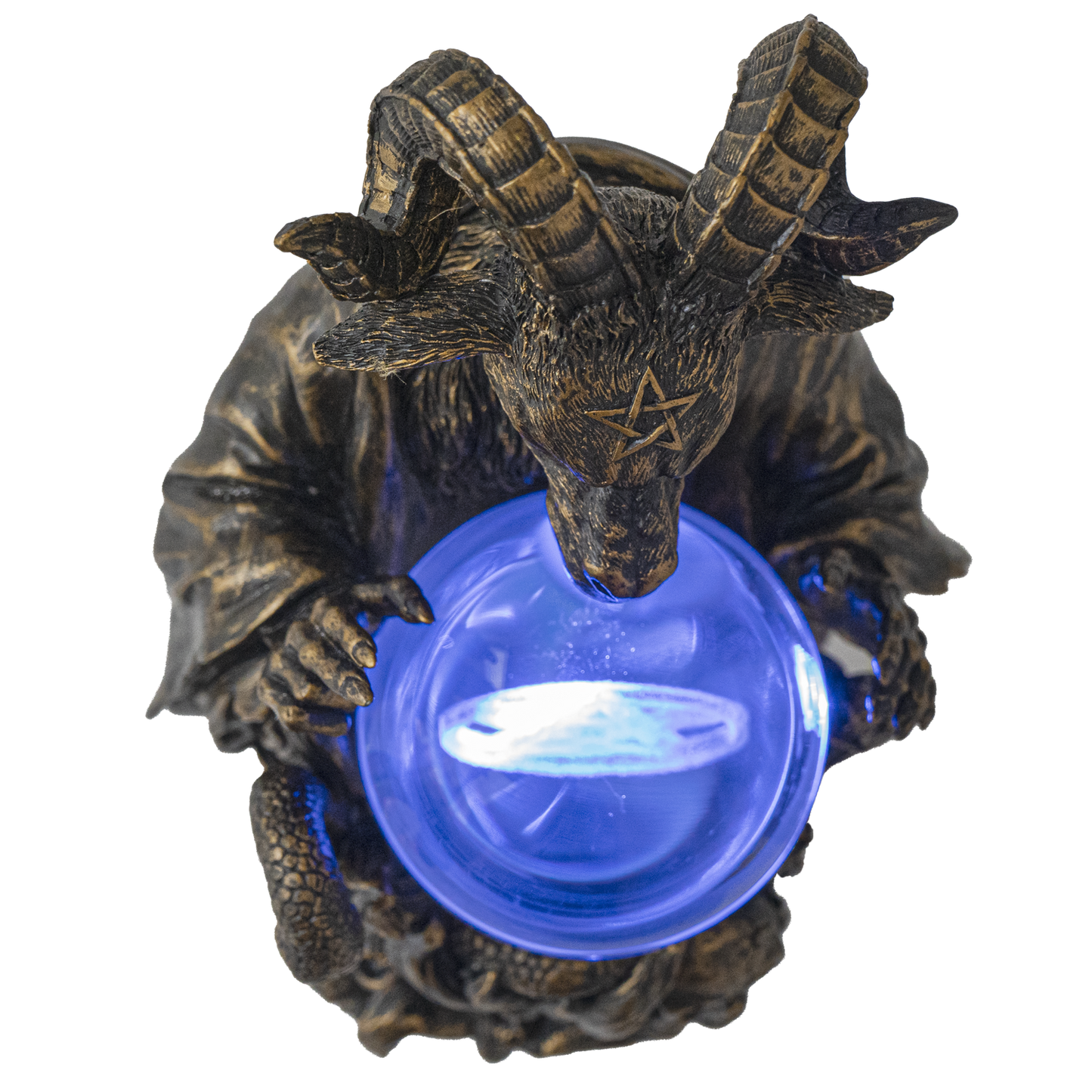 Baphomet with LED Storm Ball