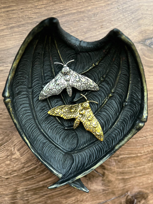 Metal Hair Clips - Owl - Death Moth - Luna Moth - Bat