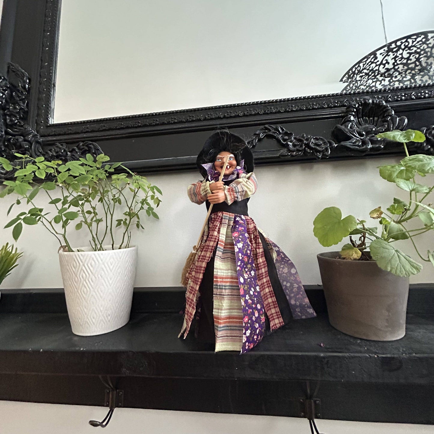 Kitchen Witch Doll Freya - Purple
