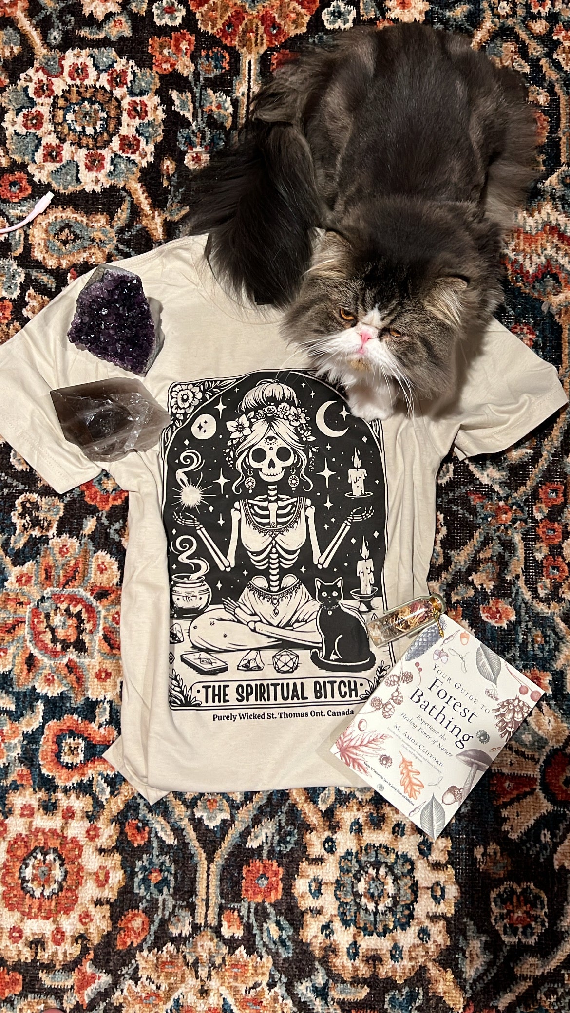 Spiritual Bitch T-Shirt - Sand