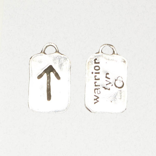 Runestone Pewter Pendant Necklace – TYR - Warrior