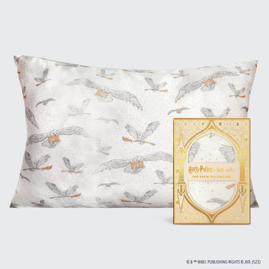 Harry Potter x kitsch Satin Pillowcase - Owl Post