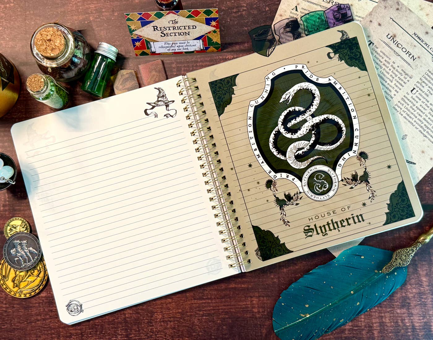 Harry Potter Sorting Hat Tabbed Journal