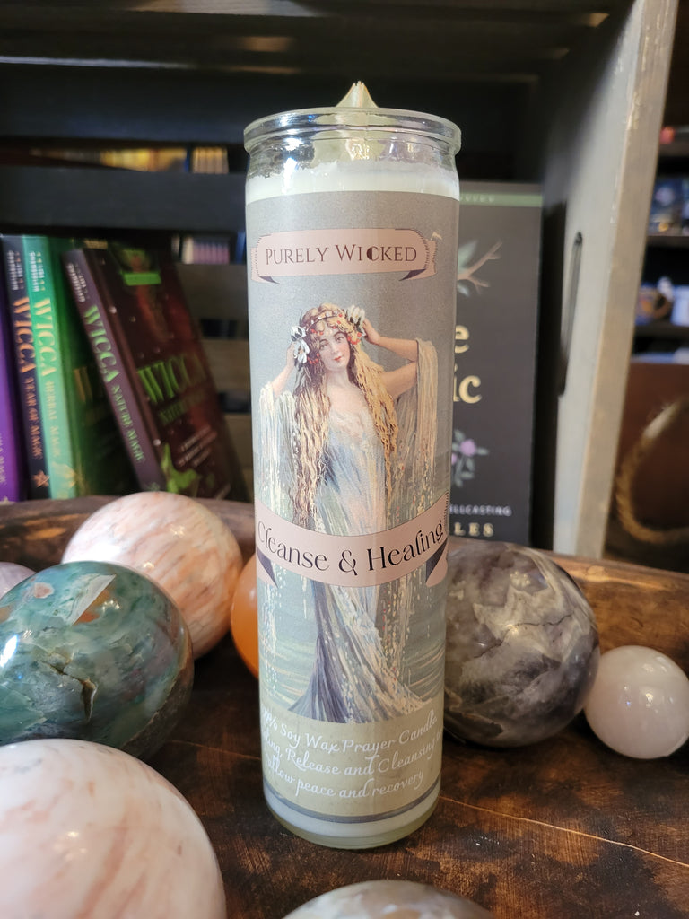 Pillar Prayer Candle - Cleanse & Healing