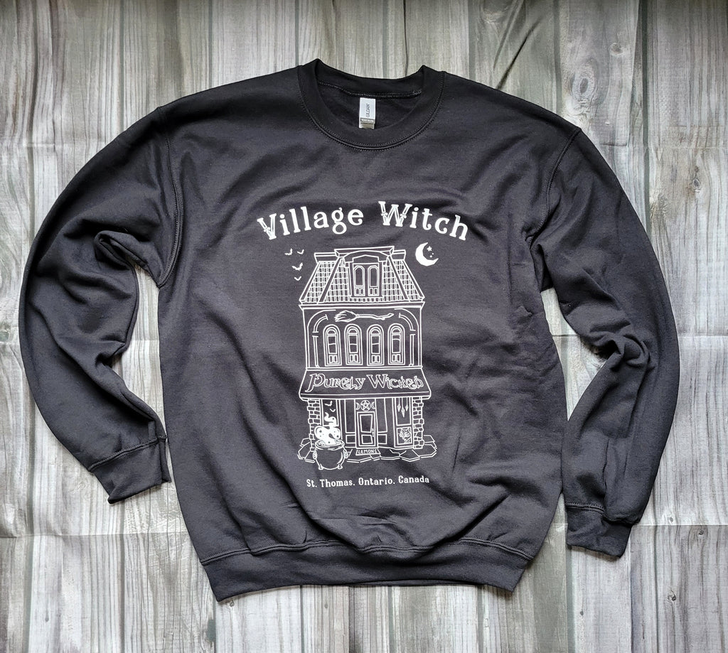 Village Witch Black Crewneck 2023