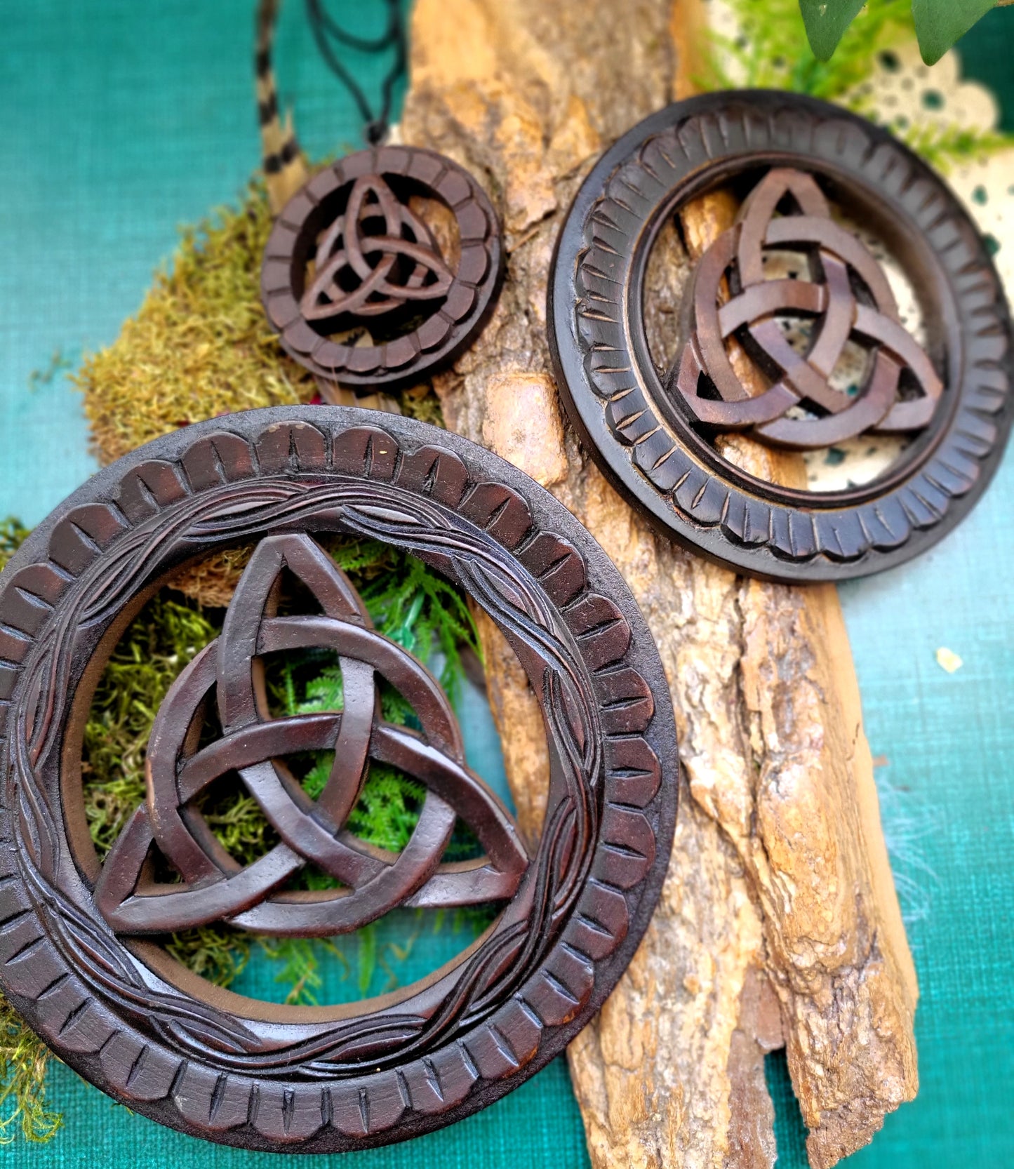 Celtic Triquetra Wood Plaque