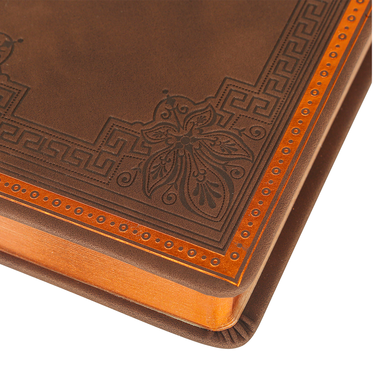 Five-Year Vintage Planner Vegan Leather 4.6x6.6"(Brown)