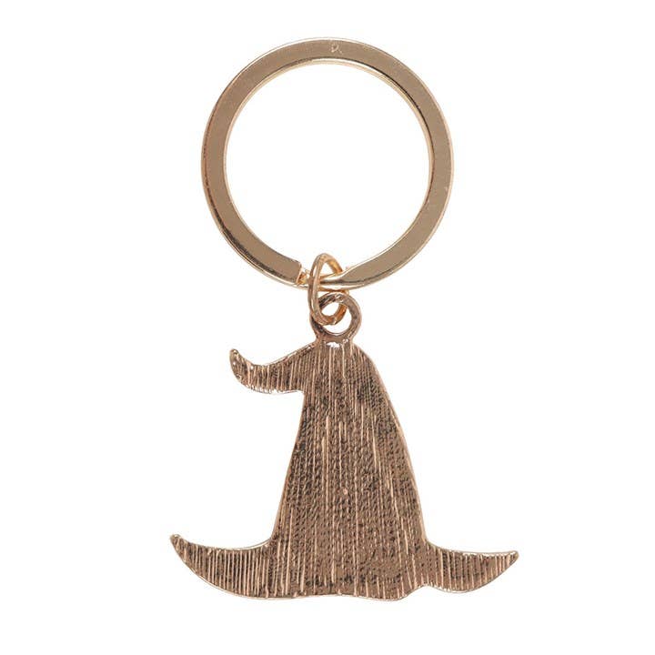 Spooky Babe Halloween Witch Hat Keyring