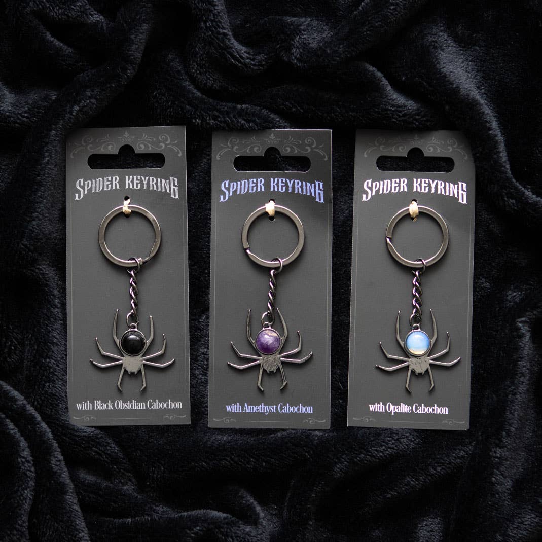 Gothic Spider Keyrings