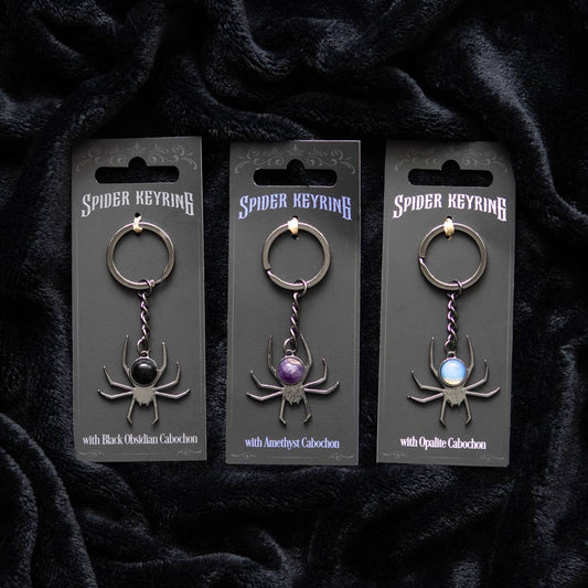 Gothic Spider Keyrings