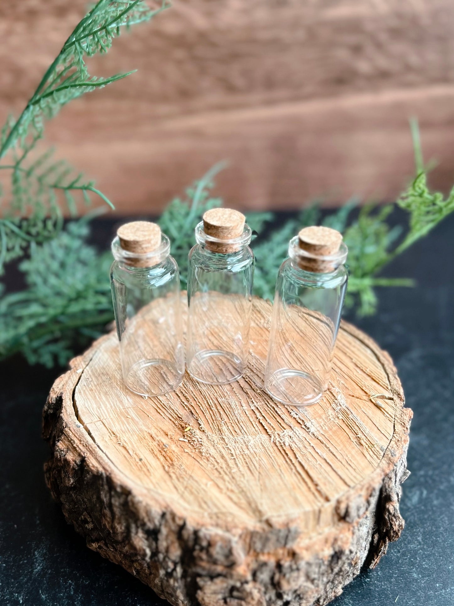 Keepsake Jars – Mini Glass Corked Vials