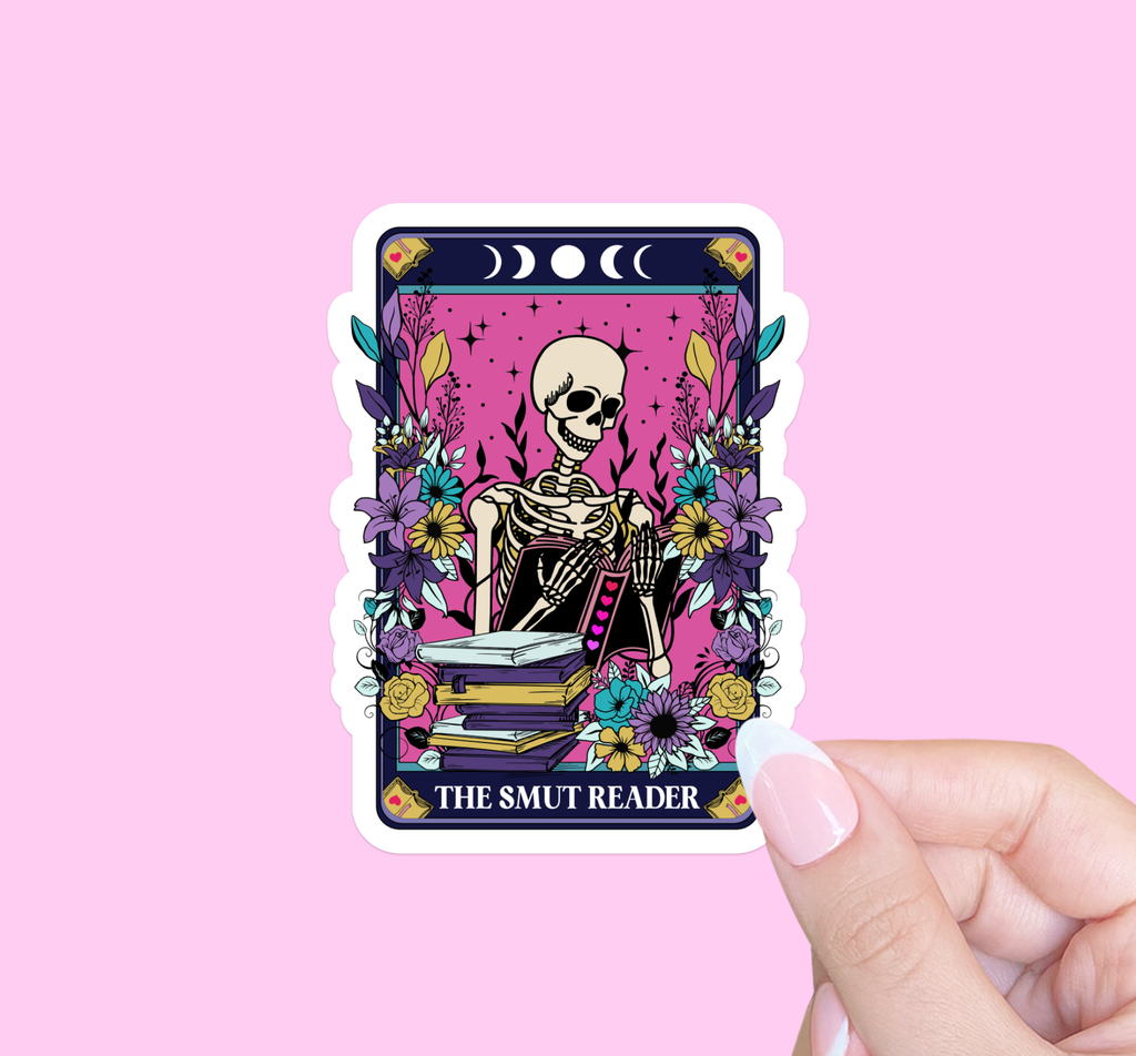 Tarot card "the smut reader" sticker