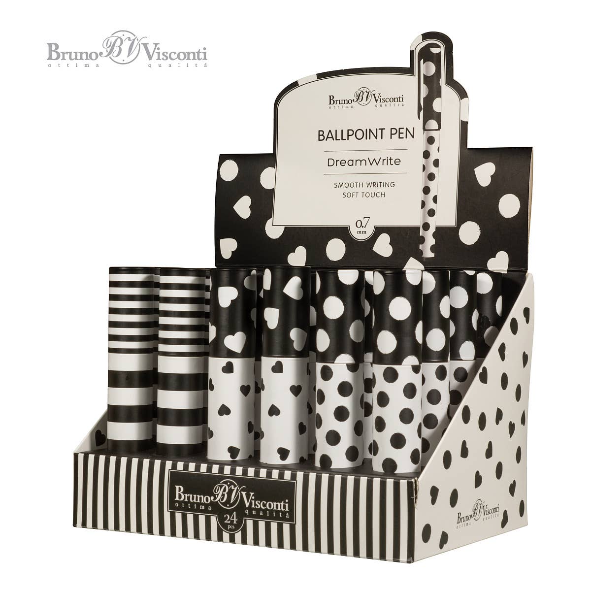 DreamWrite Pens - Hearts, Dots and Stripes Series 3 Varieties