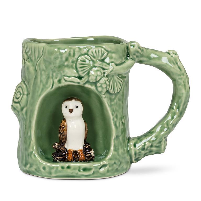 Tree Look Mug with Barn Owl 11 oz