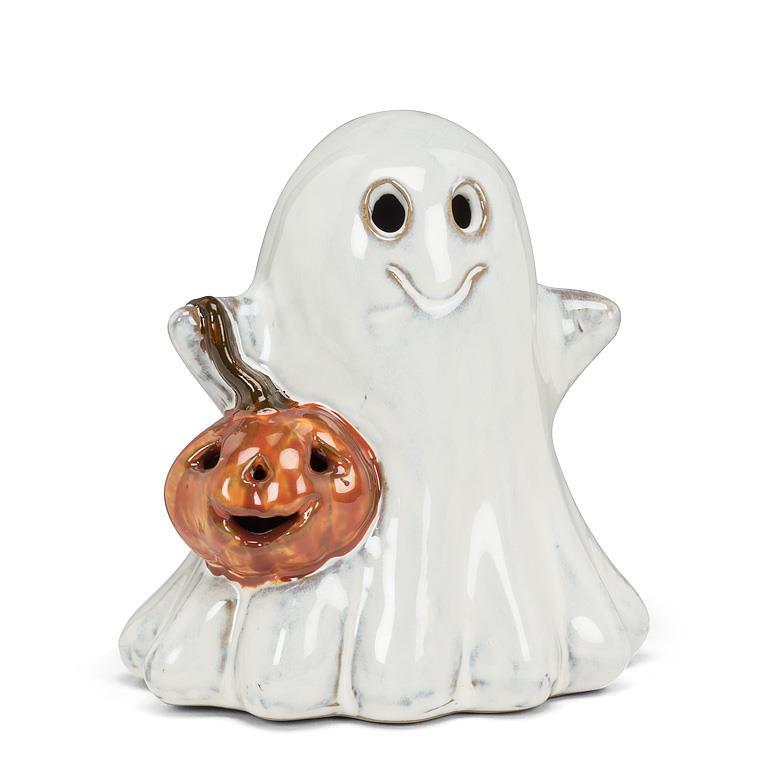 Ghost with Jack O'Lantern