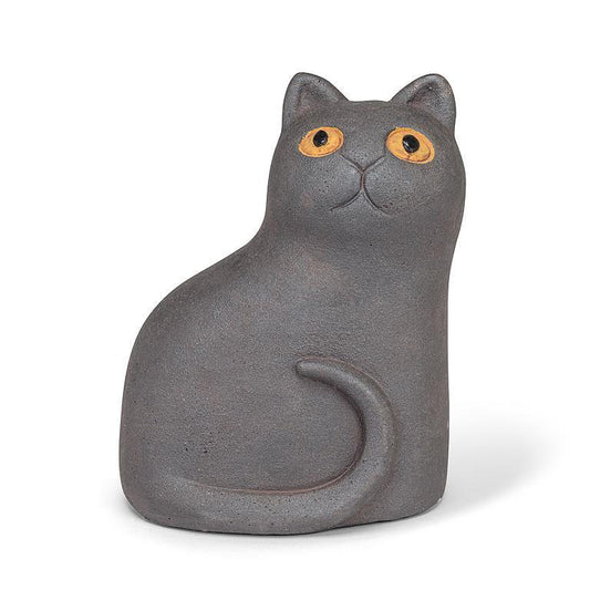 Charcoal Cat 6"