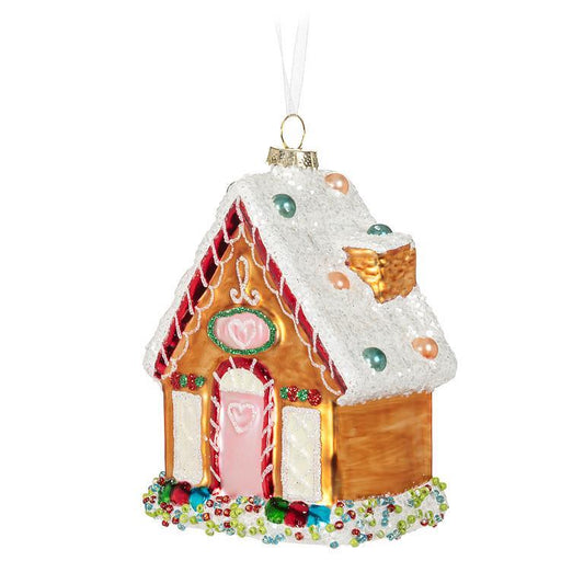 Fancy Gingerbread House Ornament