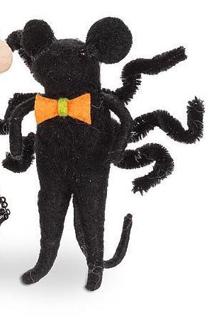 Mice Ornaments in Halloween Costumes - White & Black (Assorted)