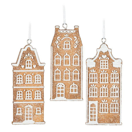 Gingerbread House Ornament (3 Styles)