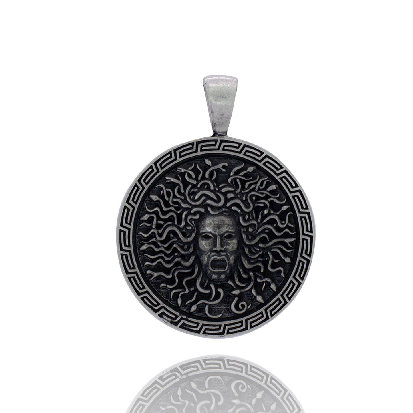 The Medusa Pewter Necklace
