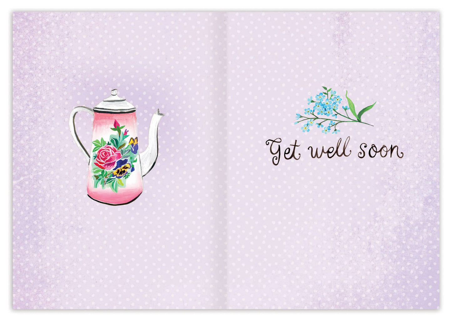 Teapots Get Well Card