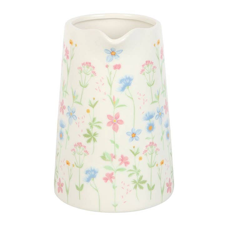 Floral Print Flower Jug