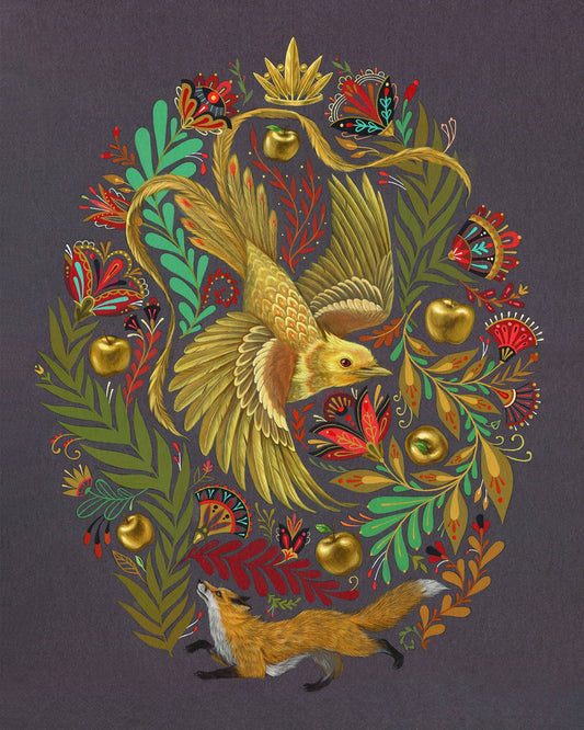 Golden Bird print