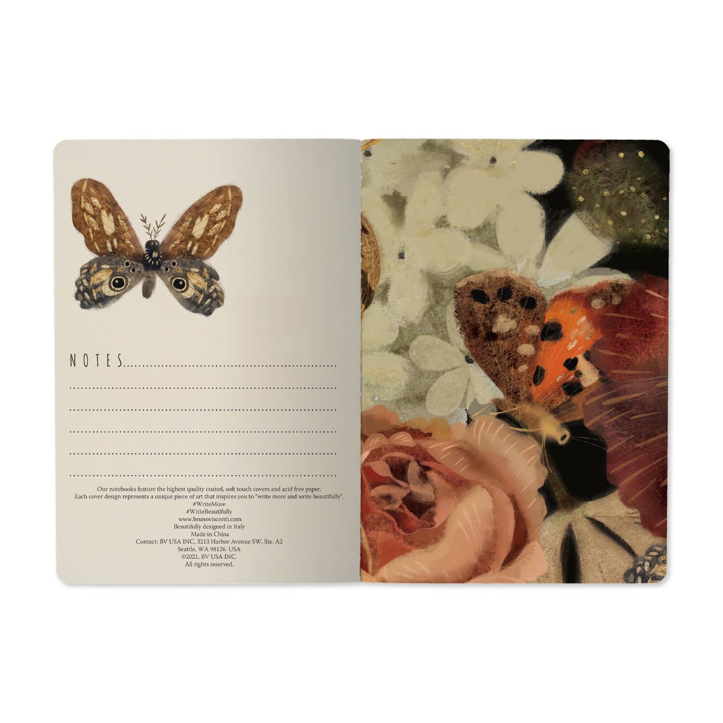 Lush Bouquet Notebook - 40pgs