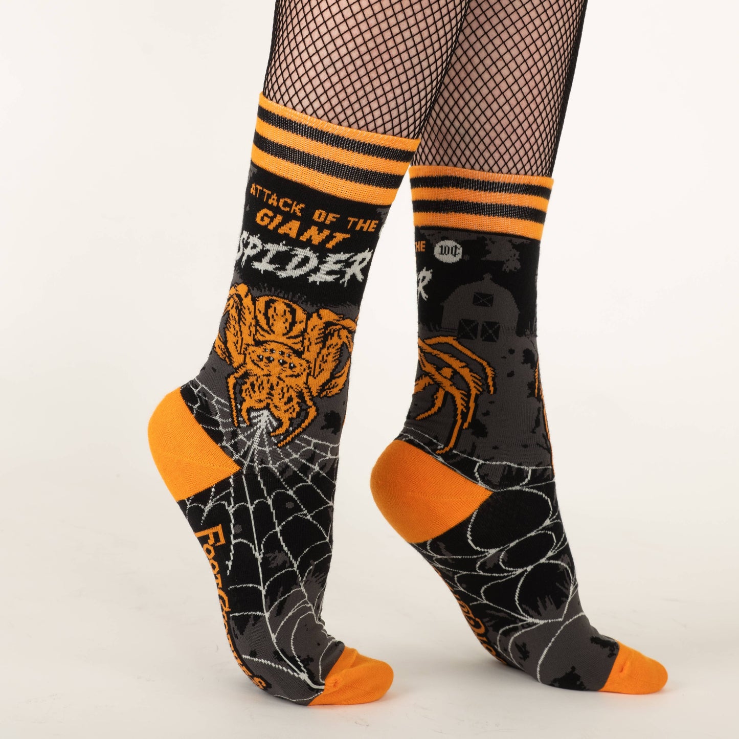 Attack of the Giant Spider Crew Socks