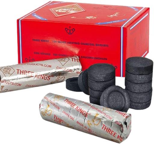 Three Kings Charcoal Tablets