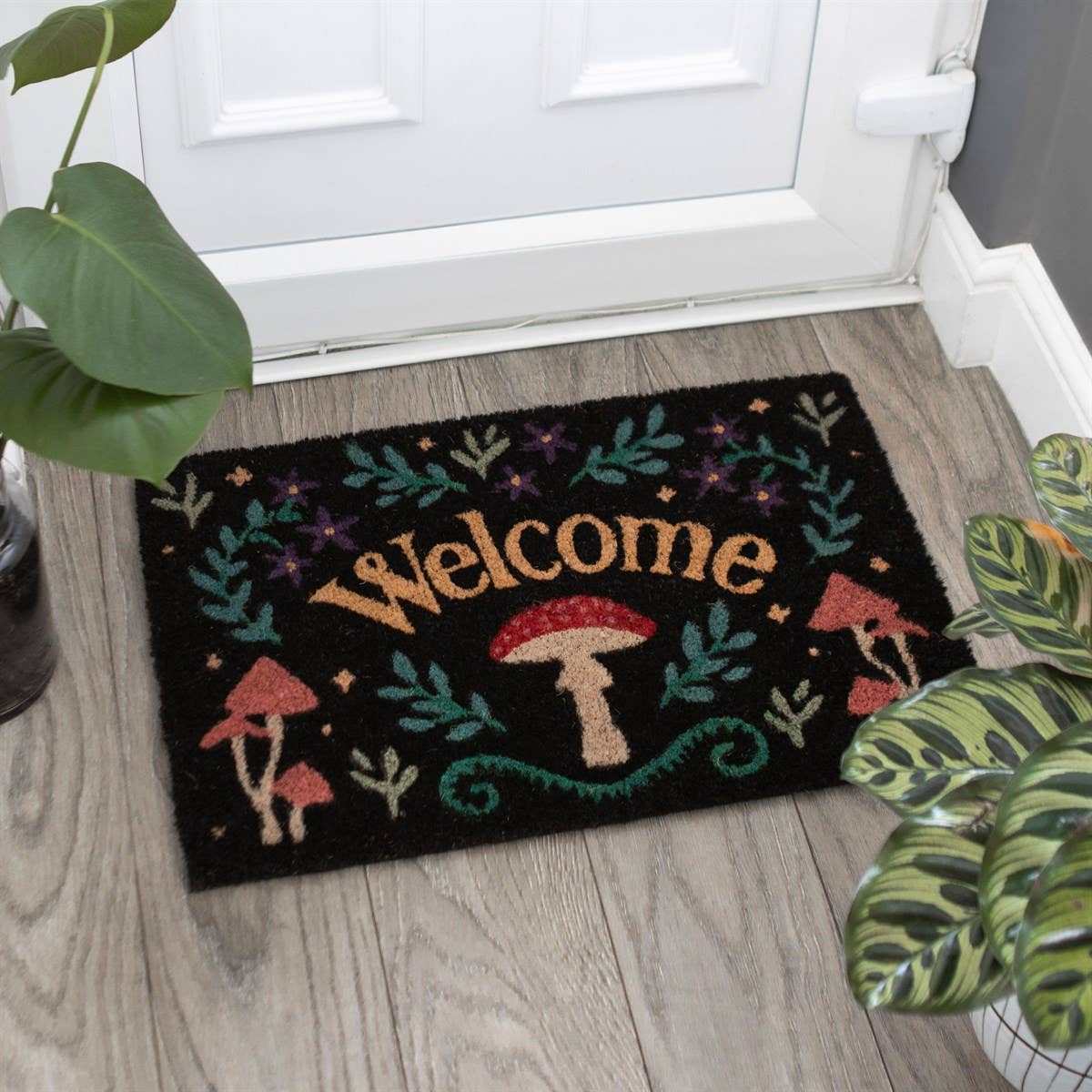 Welcome Mushroom Doormat Home Decor