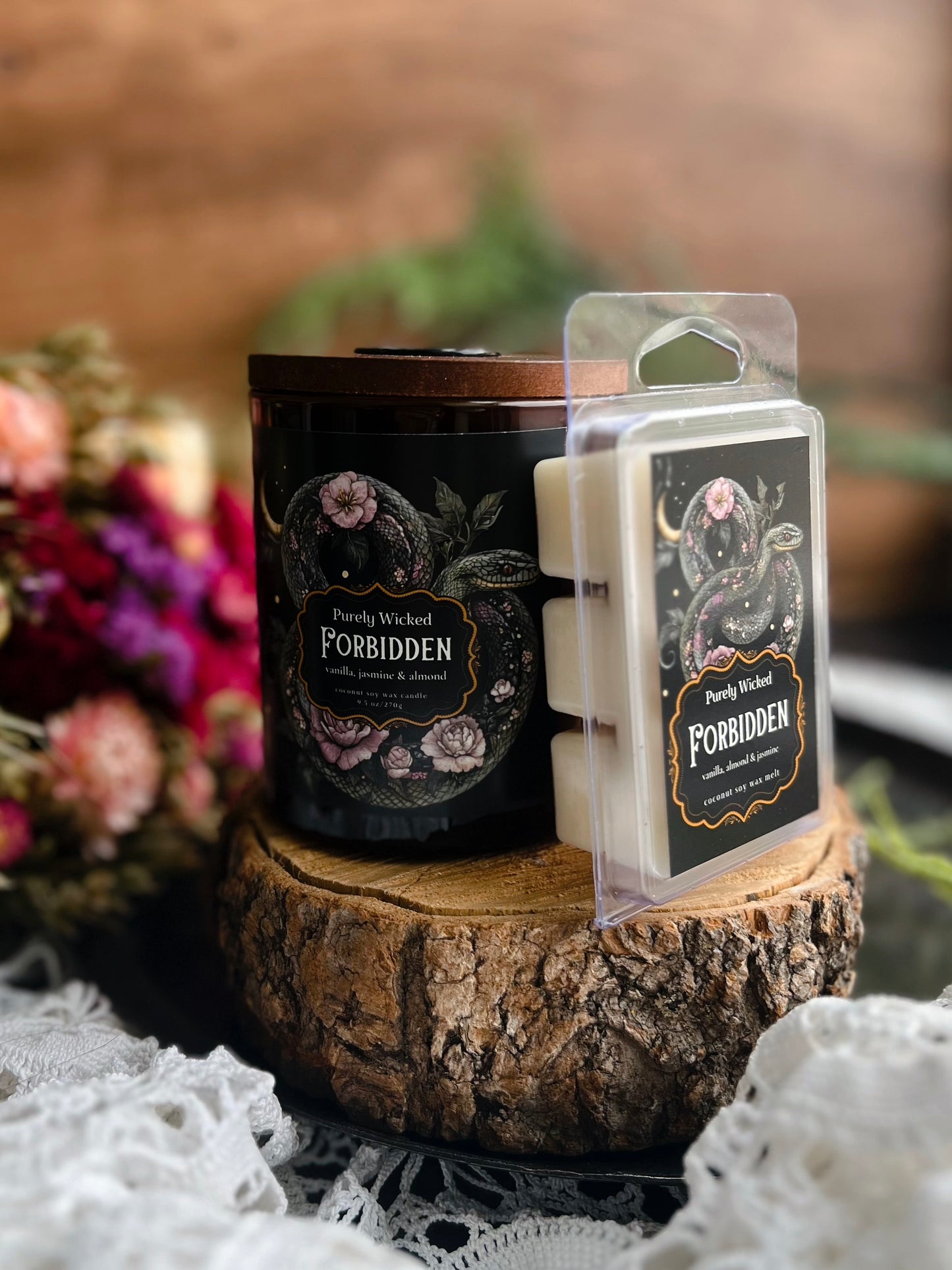 Forbidden - Luxury Candle & Wax Melts - Dark Romance Collection NEW!