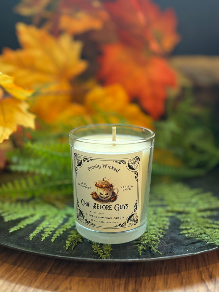 Chai Before Guy Luxury Soy Candle - Fall Collection