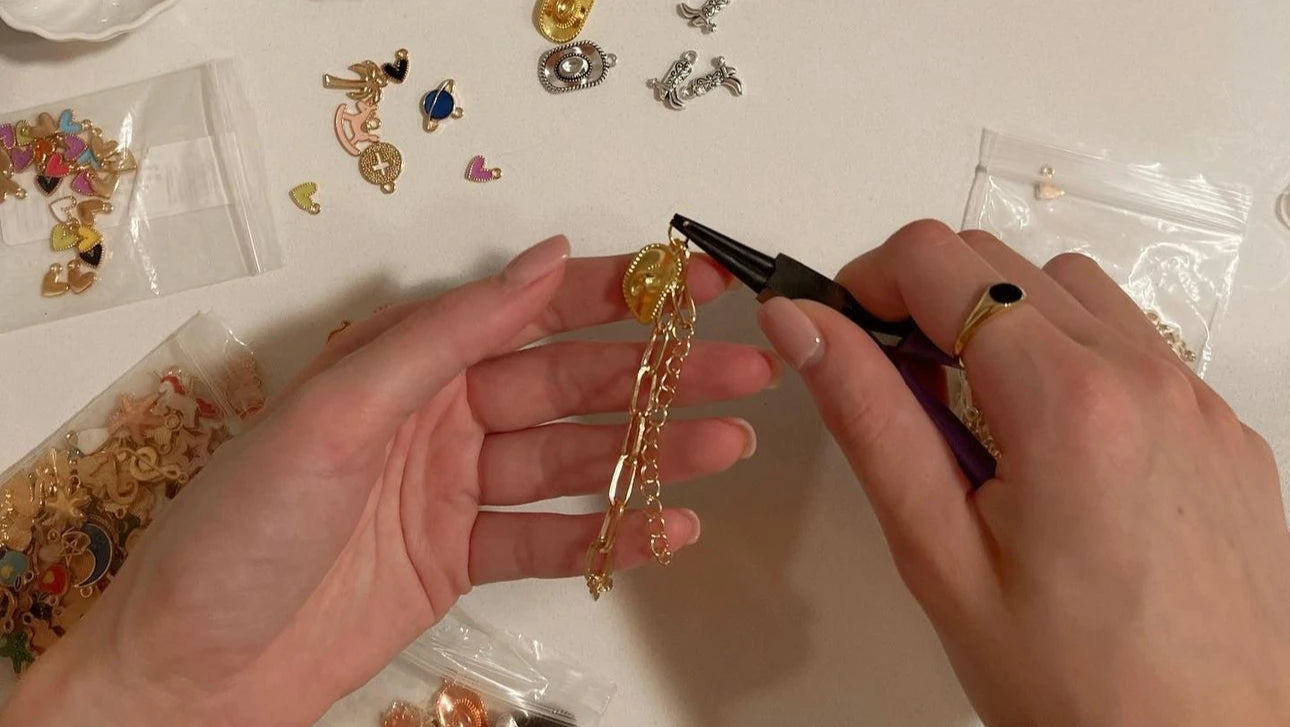 Bare Bones Jewelry Charm Bracelet Workshop