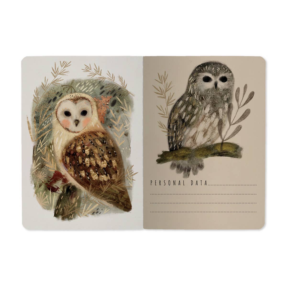 Small Owl Notebook - 32pgs